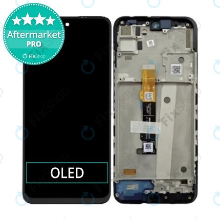 Motorola Moto G71 XT2169 - LCD zaslon + steklo na dotik + okvir (Iron Black) OLED