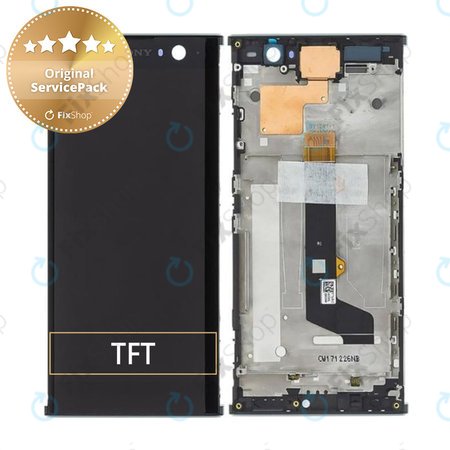 Sony Xperia XA2 H4113 - LCD zaslon + steklo na dotik + okvir (Black) - 78PC0600020 Genuine Service Pack