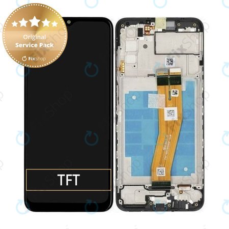 Samsung Galaxy A03s A037G - LCD zaslon + steklo na dotik + okvir (izven EU) - GH81-21232A Genuine Service Pack