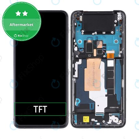 Asus Zenfone 7 ZS670KS - LCD zaslon + steklo na dotik + okvir (Aurora Black) TFT