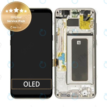 Samsung Galaxy S8 Plus G955F - LCD zaslon + steklo na dotik + okvir (Maple Gold) - GH97-20470F, GH97-20564F, GH97-20565F Genuine Service Pack