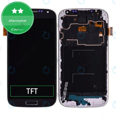 Samsung Galaxy S4 Mini Value I915i - LCD zaslon + steklo na dotik + okvir (Black Mist) TFT