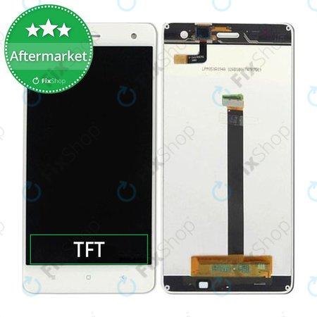 Xiaomi Mi 4 - LCD zaslon + steklo na dotik (White) TFT