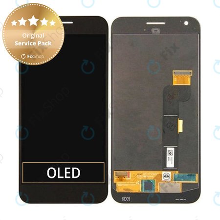 Google Pixel XL G-2PW2200 - LCD zaslon + steklo na dotik (Quite Black) - 83H90205-00 Genuine Service Pack