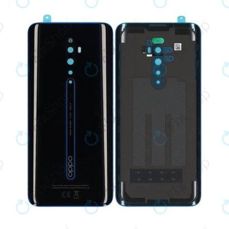 Oppo Reno 2 Z - Pokrov baterije (Black) - O-4721388 Genuine Service Pack