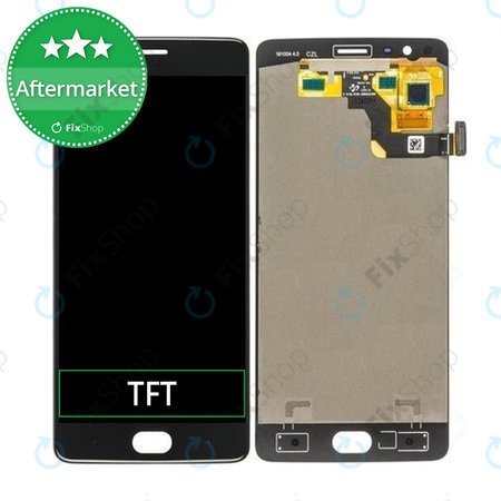 OnePlus 3 - LCD zaslon + steklo na dotik (Black) TFT