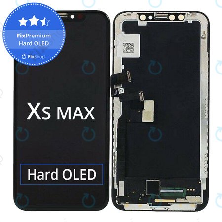 Apple iPhone XS Max - LCD zaslon + steklo na dotik + okvir Hard OLED FixPremium