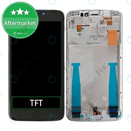 Motorola Moto E4 Plus XT1771 - LCD zaslon + steklo na dotik + okvir (Gray) TFT