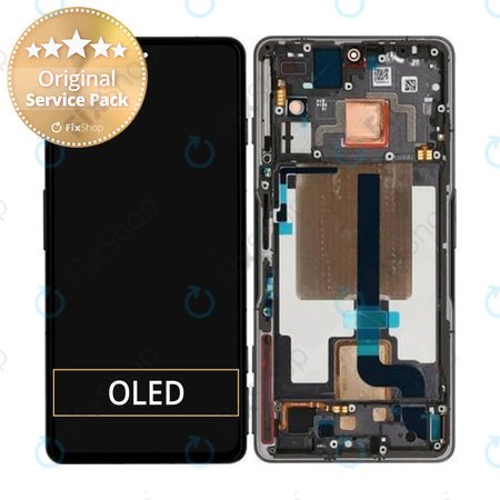 Xiaomi Poco F4 GT 21121210G - LCD zaslon + steklo na dotik + okvir (Cyber Yellow) - 56000A0L1000 Genuine Service Pack