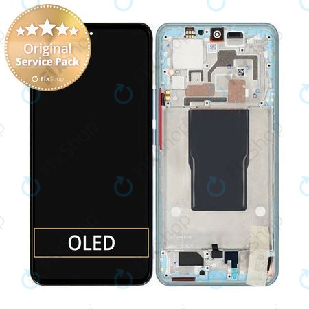 Xiaomi 12T 220712AG - LCD zaslon + steklo na dotik + okvir (Blue) - 560005L12A00 Genuine Service Pack