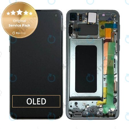 Samsung Galaxy S10e G970F - LCD zaslon + steklo na dotik + okvir (Prism Green) - GH82-18852E, GH82-18836E Genuine Service Pack