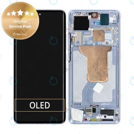 Xiaomi 12, 12X - LCD zaslon + steklo na dotik + okvir (Blue) - 5600040L3A00, 56000400L300 Genuine Service Pack