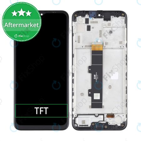 Motorola Moto G30 XT2129 - LCD zaslon + steklo na dotik + okvir (Phantom Black) TFT