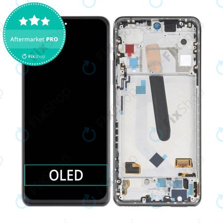 Xiaomi Poco F3 - LCD zaslon + steklo na dotik + okvir (Black) OLED