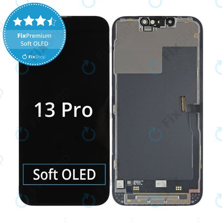 Apple iPhone 13 Pro - LCD zaslon + steklo na dotik + okvir Soft OLED FixPremium