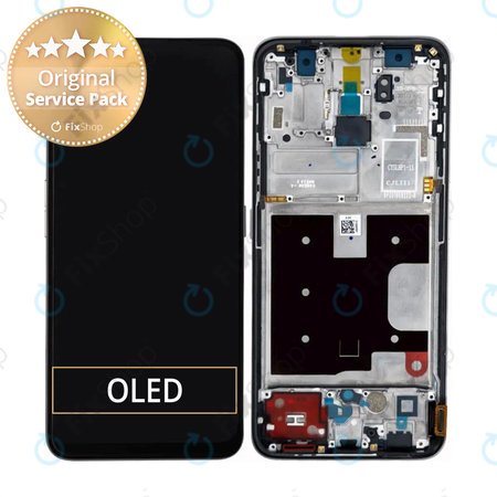 Oppo Reno 2 Z - LCD zaslon + steklo na dotik + okvir - REF-OPPOR2Z01BF Genuine Service Pack