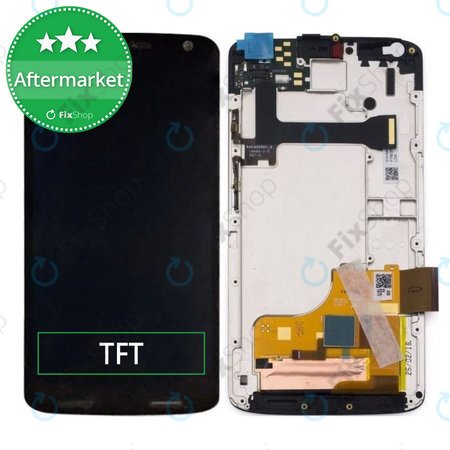 Motorola Moto X Force XT1581 - LCD zaslon + steklo na dotik + okvir (Black) TFT