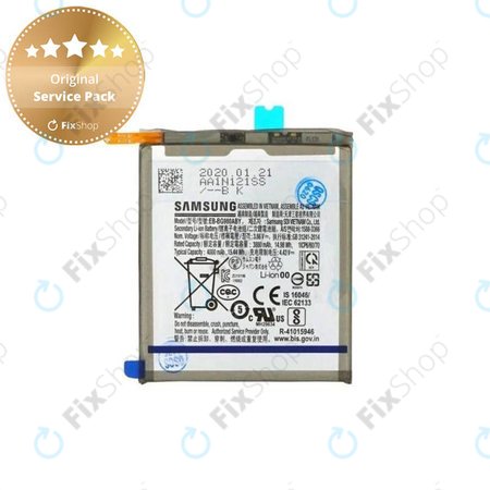 Samsung Galaxy S20 G980F - Baterija EB-BG980ABY 4000mAh - GH82-22122A Genuine Service Pack