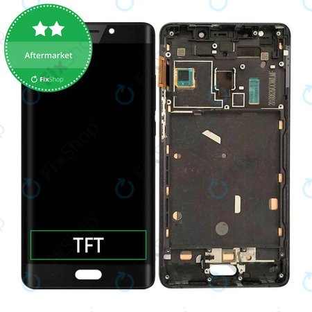 Xiaomi Mi Note 2 - LCD zaslon + steklo na dotik + okvir (Black) TFT